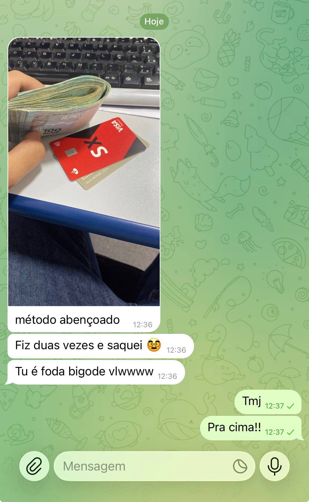 Comprovante de participante